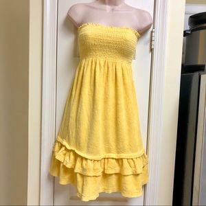 Juicy Couture Smocked Terry Ruffle Dress - Medium